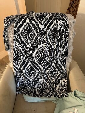 Lilly Pulitzer Black and White Geometric Print Dress